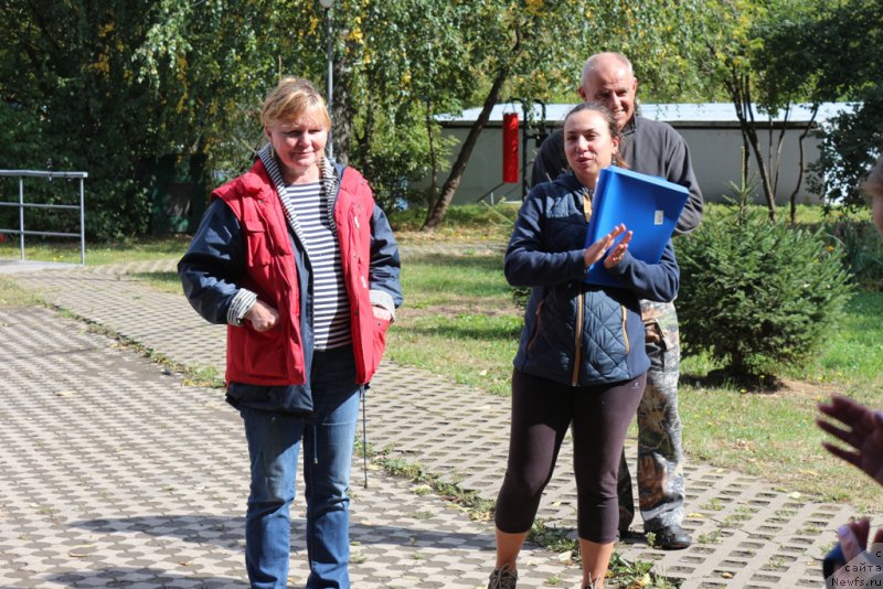 Фото: Инструктор и судья по рабочим качествам Головина Е.В., Aleksandra Fetisova (Александра Фетисова), Aleksandr Burmistrov (Александр Бурмистров)