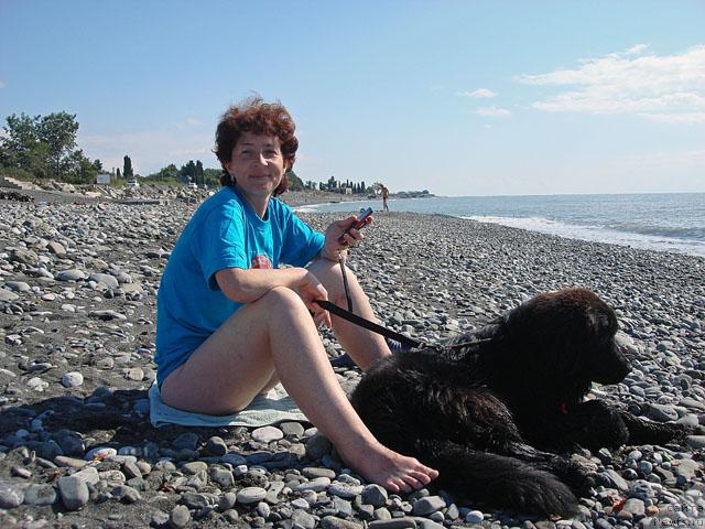 Фото: Ekaterina Fedotova (Екатерина Федотова), ньюфаундленд Kumir Mortin (Кумир Мортин)