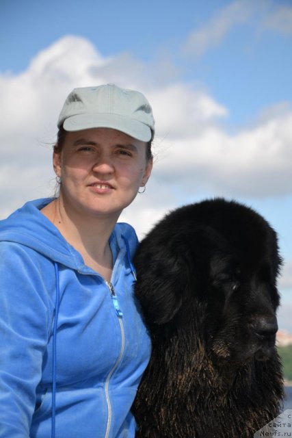 Фото: Diana Larina (Диана Ларина), ньюфаундленд Lesnaya Skazka Raskrasavica (Лесная Сказка Раскрасавица)